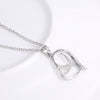 Image of 100% Sterling Silver Horse Pendant Necklace