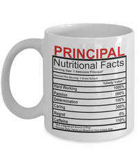 Principal Nutritional Facts Mug