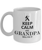 Image of Keep Calm Grandpa Mug