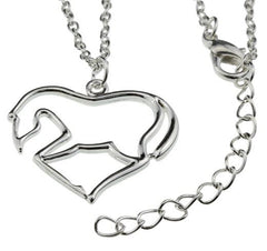 Silver Horse Necklace