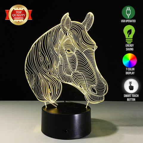 Limited Offer: Horse 3D LED Lamp