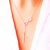 Image of Cross Infinity Necklace