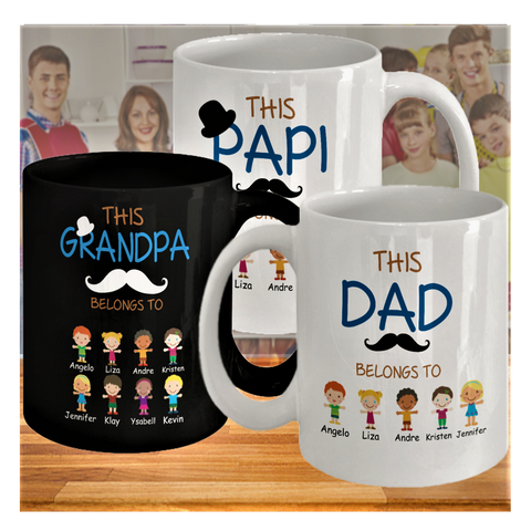 Personalized Mugs: This Belongs To ...