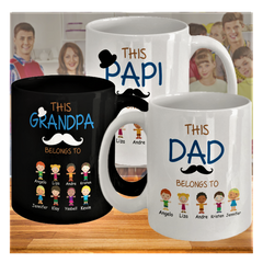 Personalized Mugs: This Belongs To ...