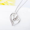 Image of 100% Sterling Silver Horse Pendant Necklace