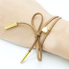 Bowknot Vegan Leather Bracelet/Choker