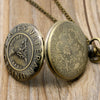 Image of Bronze United States Veterans Never Forget Pocket Watch