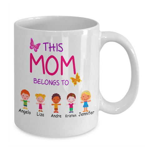 Personalized Mugs: This Belongs To ...