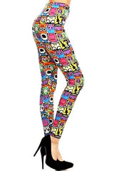 BOGO FreeCartoons Printed Leggings