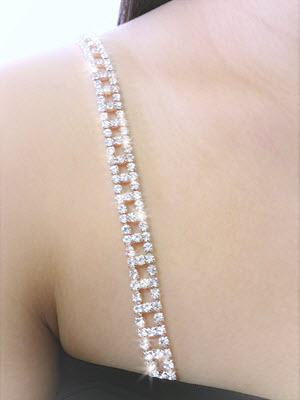 Ladder Crystal Bra Straps