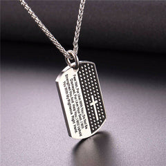 Fear Not - Dog Tag Necklace