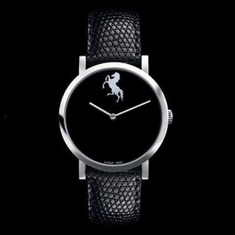 70% OFF: Ultra Sleek Luxury Men's Leather Horse Watch