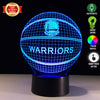 Image of Warriors Ball 3D LED Lamp