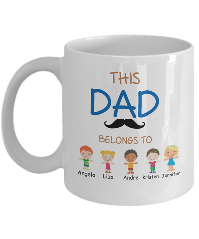 Personalized Mugs (Men): This Belongs To ...