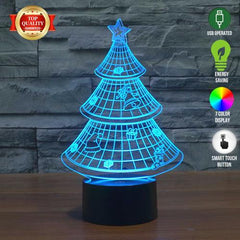 Limited Offer: Christmas Tree 3D Illusion Lamp